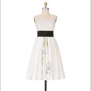 Anthropologie Maeve Strapless Dress
